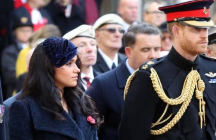 La Markle e Harry ad una cerimonia pubblica