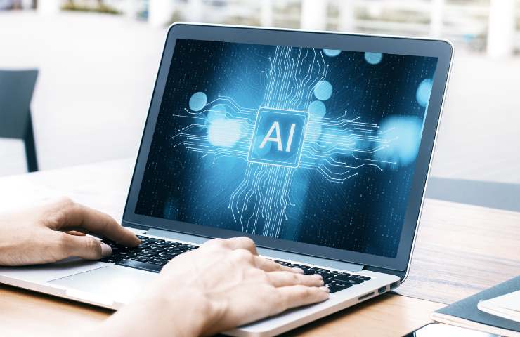 La scritta AI che sta come acronimo in inglese di Artificial Intelligence