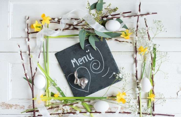 creare un menu di pasqua