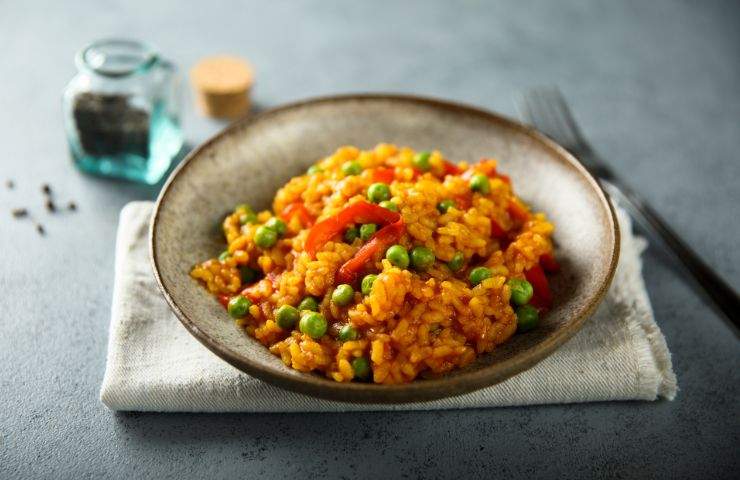 Paella vegetariana ricetta