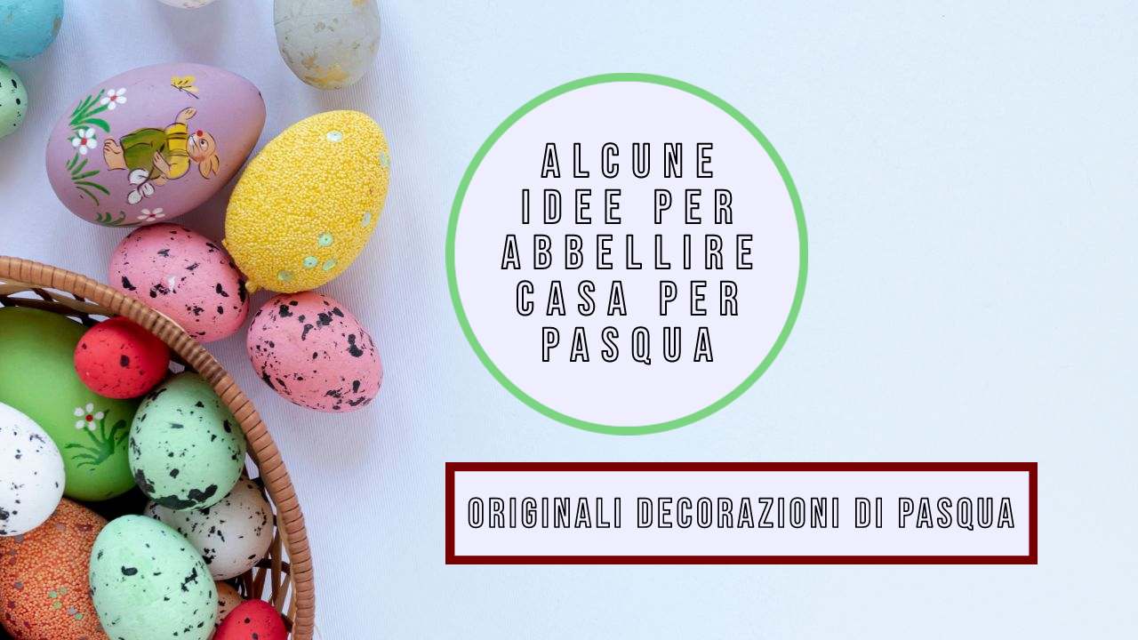 decorazioni Pasqua fai da te