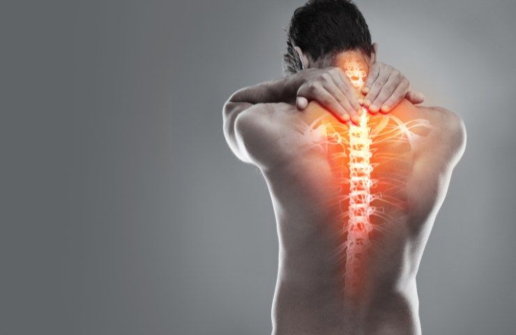 Rappresentazione di un dolore alla schiena