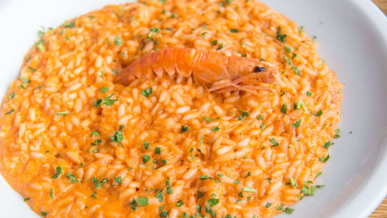 risotto cremoso scampi