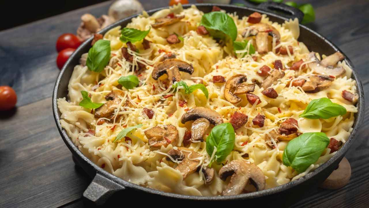 pasta alla boscaiola versioni