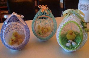 ABOOFAN Set Di Ornamenti Pasquali Da Appendere Collezione Di Cestini Pasquali Intrecciati A Mano Uova Decorative Colorate Adorabile Accessorio Pasquale