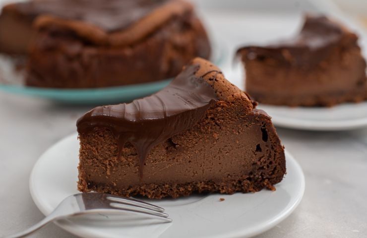 cheesecake cioccolato preparazione