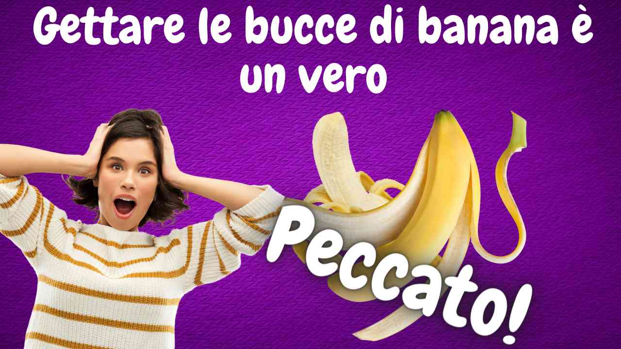 buccia banana benefici