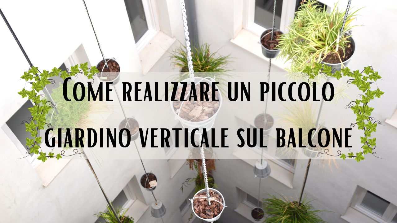 costruire piccolo giardino verticale