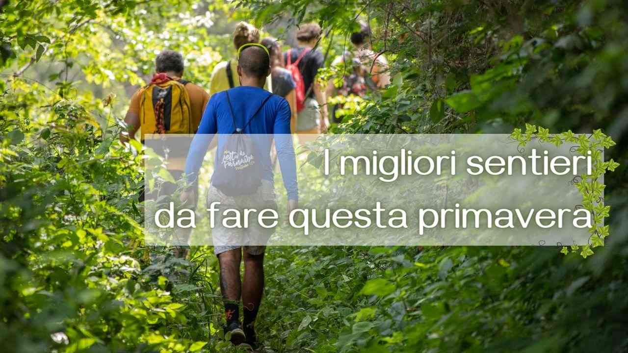 migliori sentieri primavera