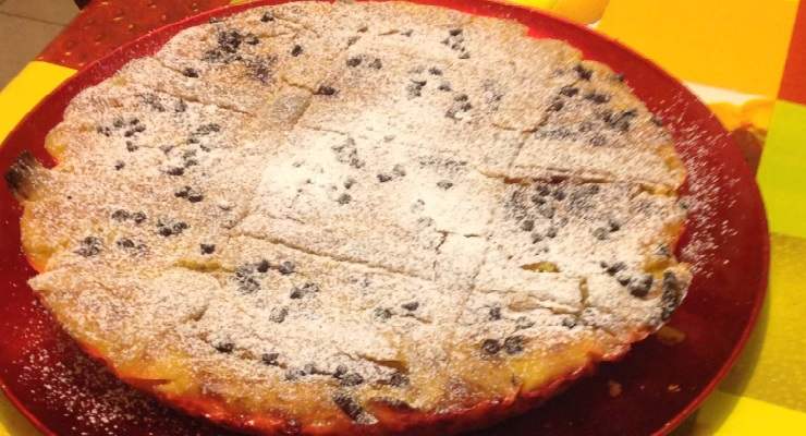 Pastiera con gocce di cioccolato ricetta