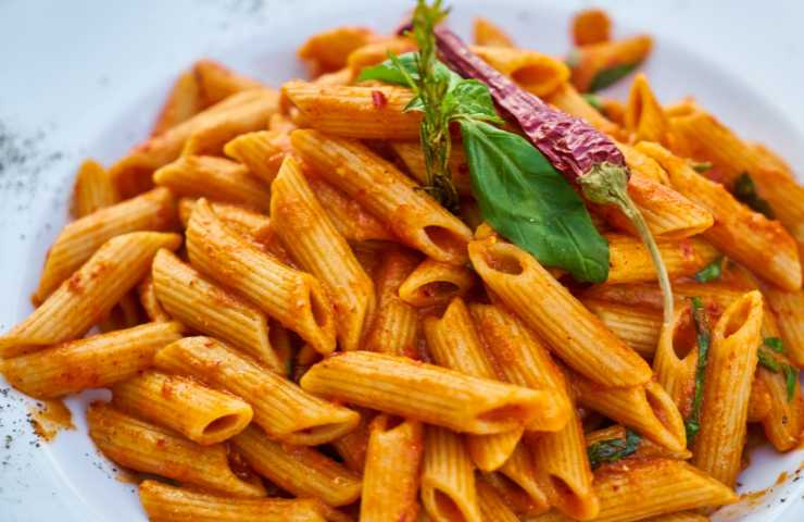 Penne rigate all'arrabbiata