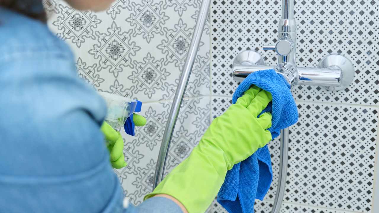 Trucco pulire disinfettare doccia