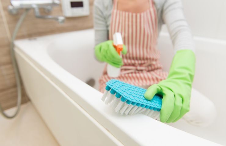 pulire bagno in modo efficace