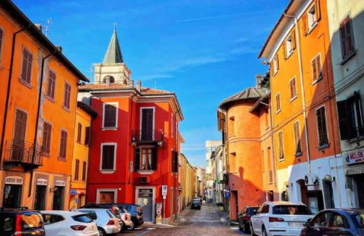 Una strada di Borgo Val di Taro