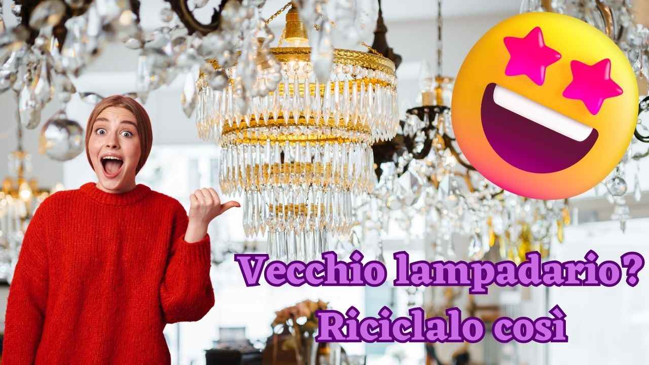 lampadario cme riciclarlo