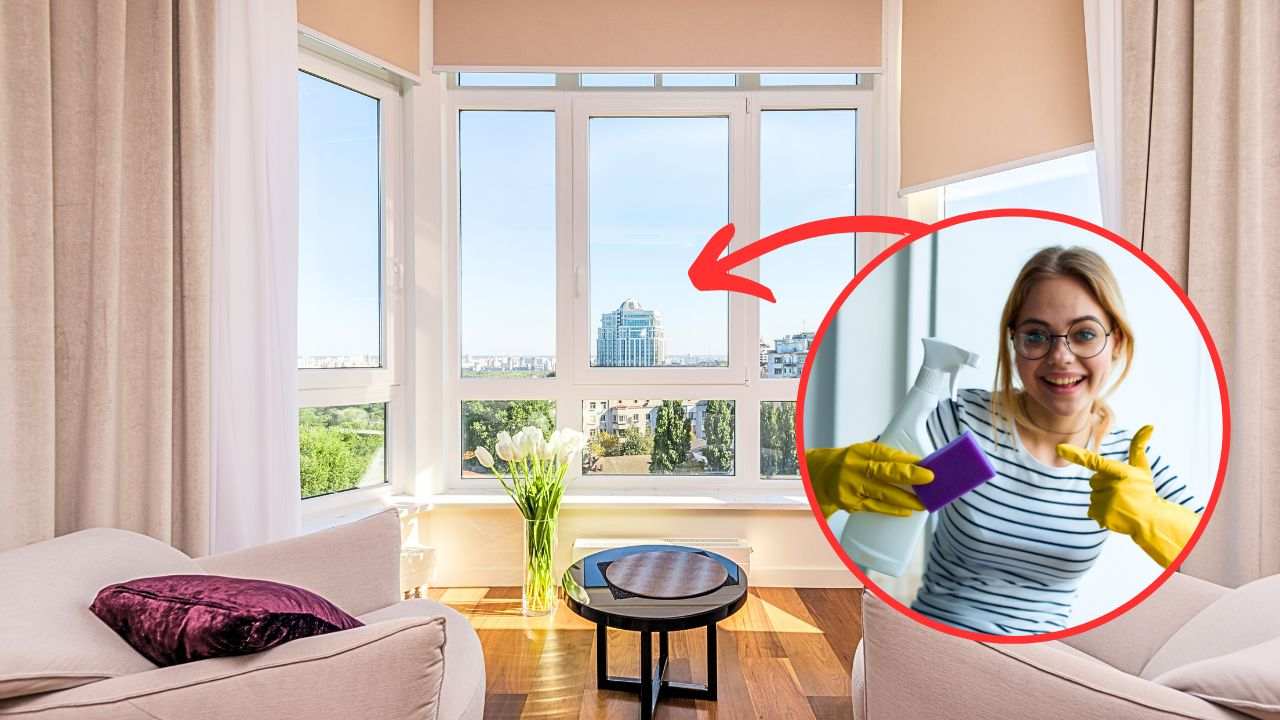 miscela pulire vetri finestre puliti