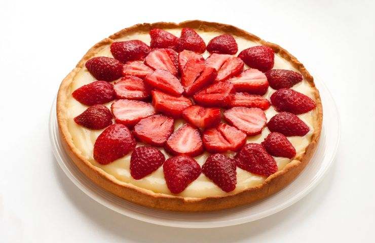 crostata fragole facile