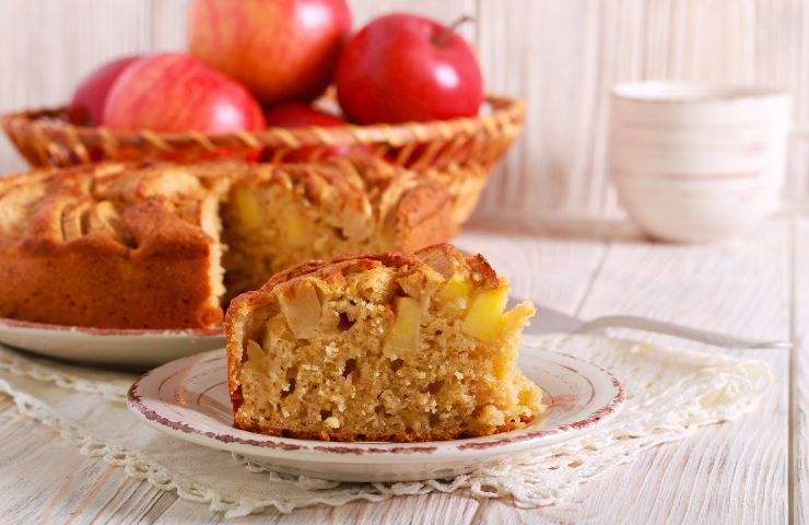 torta di mele integrale