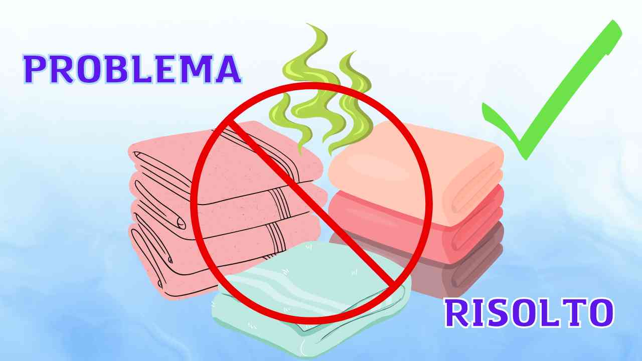 Come non fare più puzzare gli asciugamani appena lavati