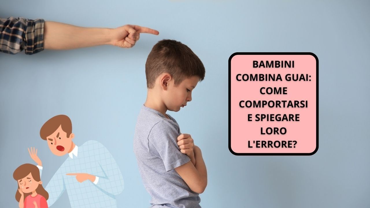 bambini combinano guai