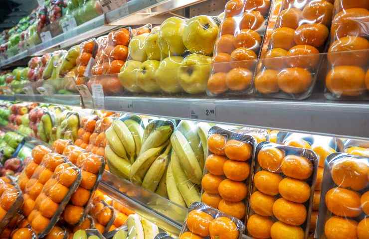 frutta verdura confezionata seupermercati
