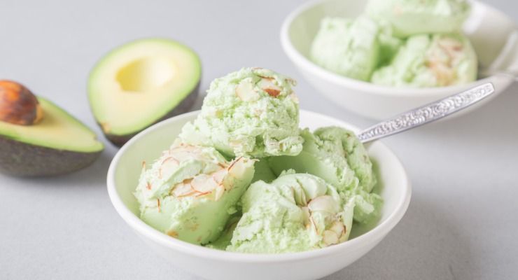 Gelato avocado ricetta