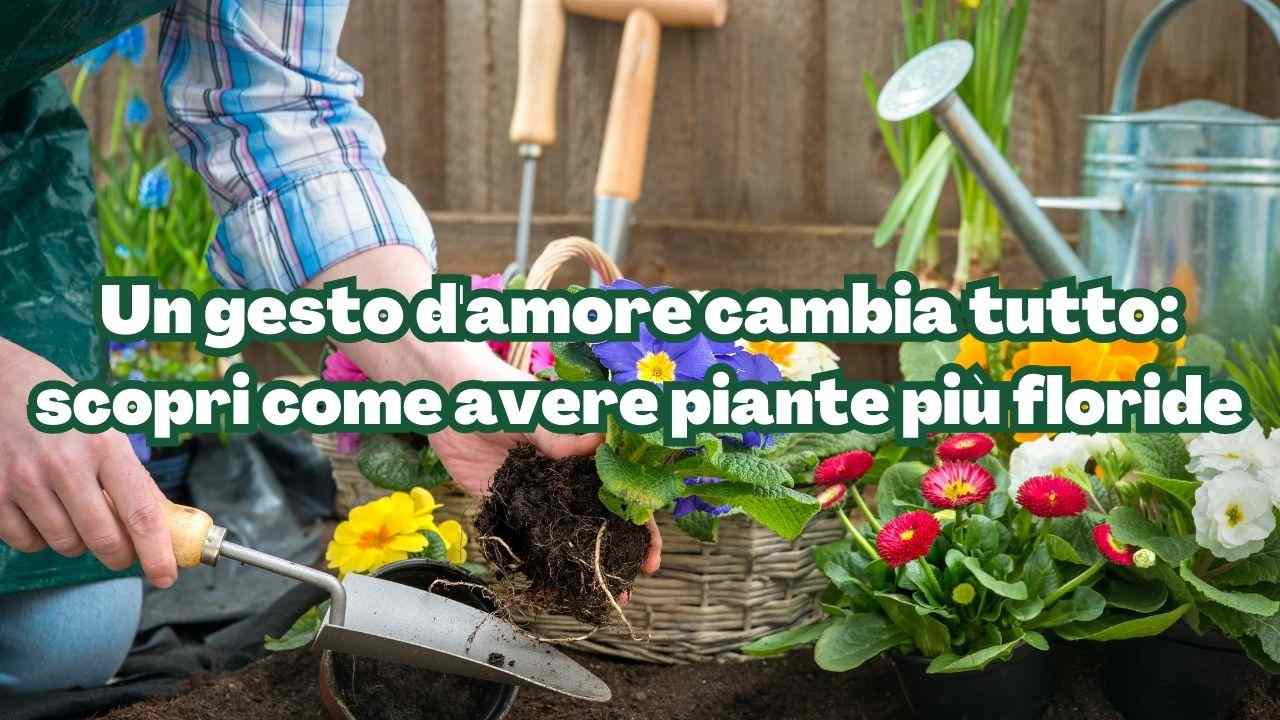 Gesto amore piante