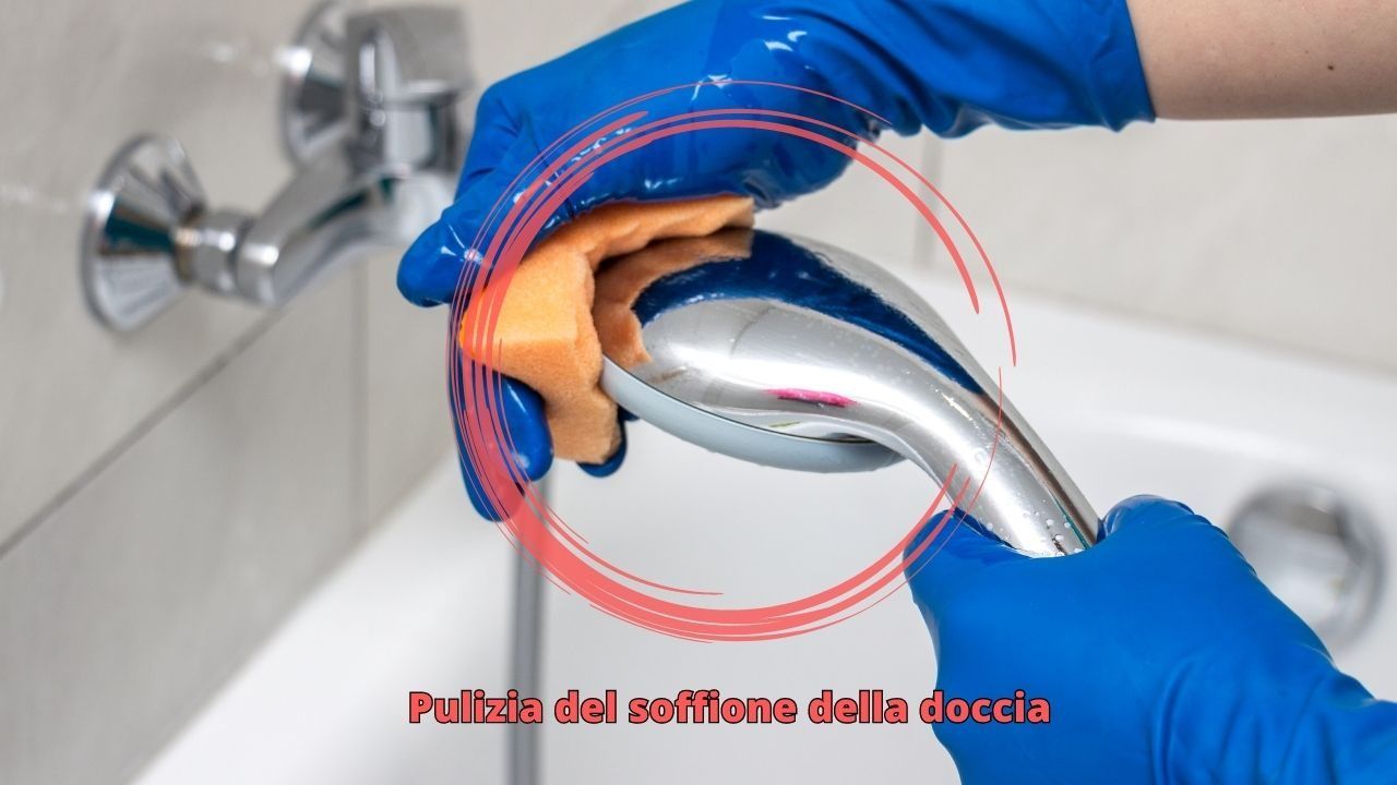 pulire soffione doccia