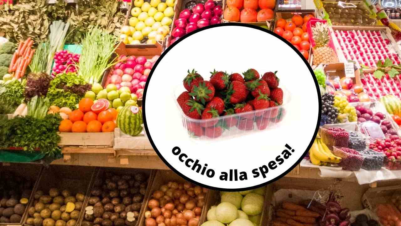 frutta verdura imballate supermercato