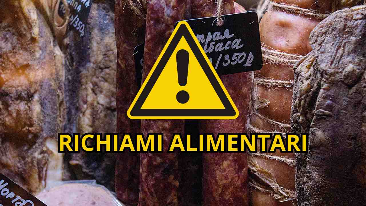 Salumi sottoposti a richiami alimentare per Salmonella e Listeria