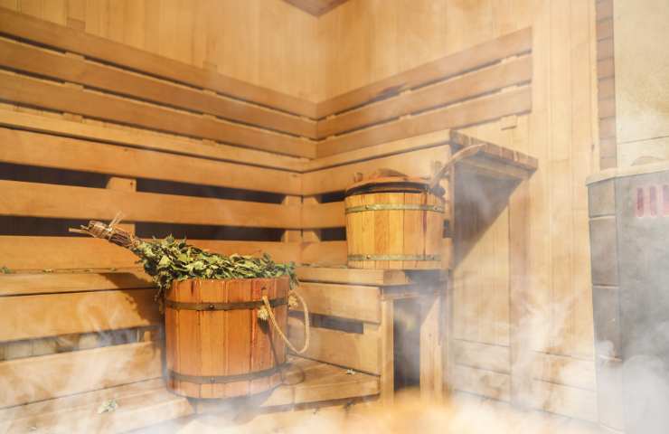 Sauna sale benefici