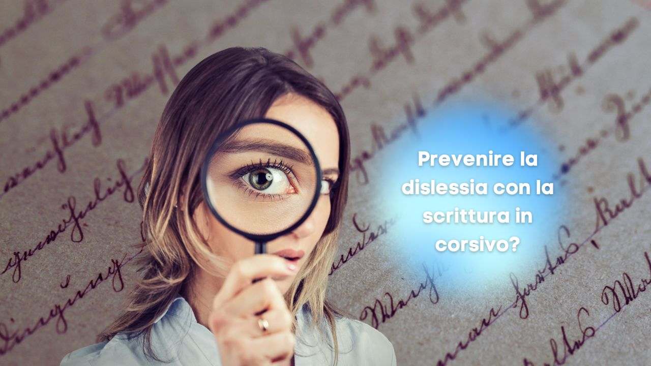 scrittura corsivo prevenzione dislessia