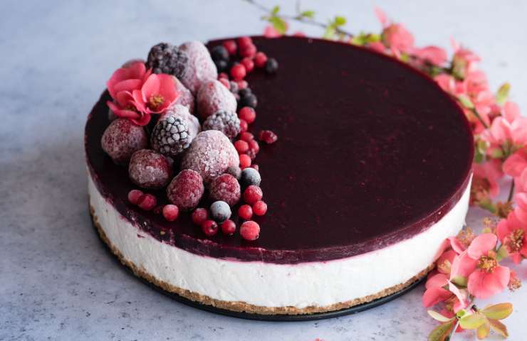 Torta ai mirtilli