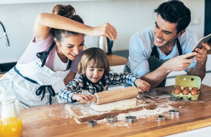 preparazione biscotti