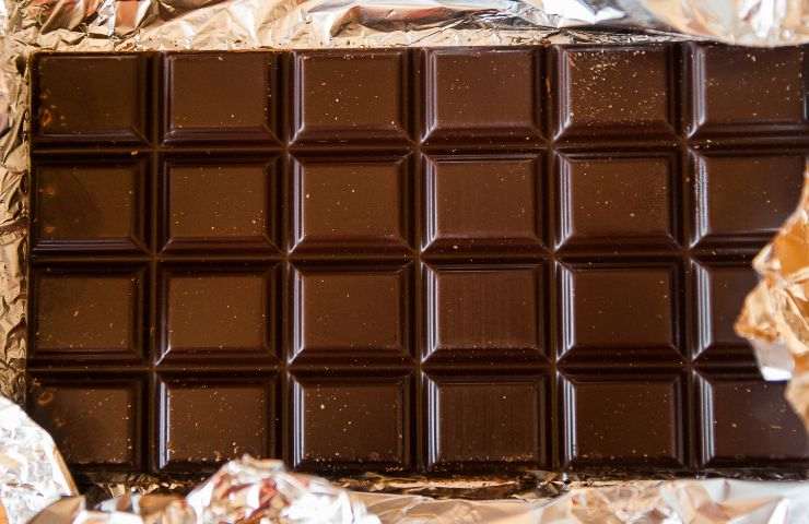 Barretta di cioccolato nascita