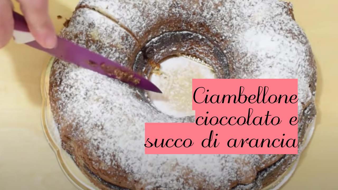 ricetta ciambellone Nutella arancia