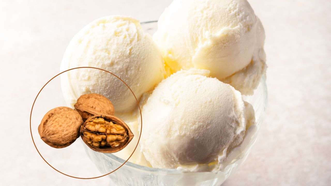 ricetta gelato noci