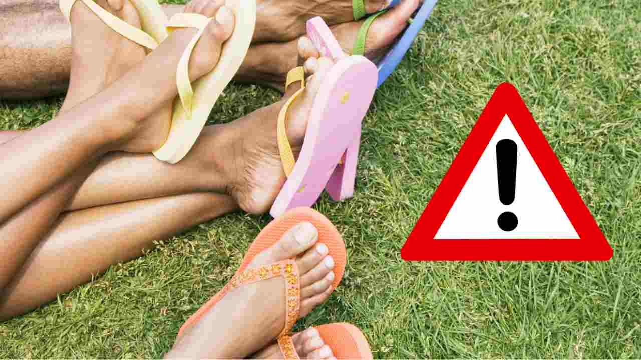 Perché sandali ed infradito possono fare male