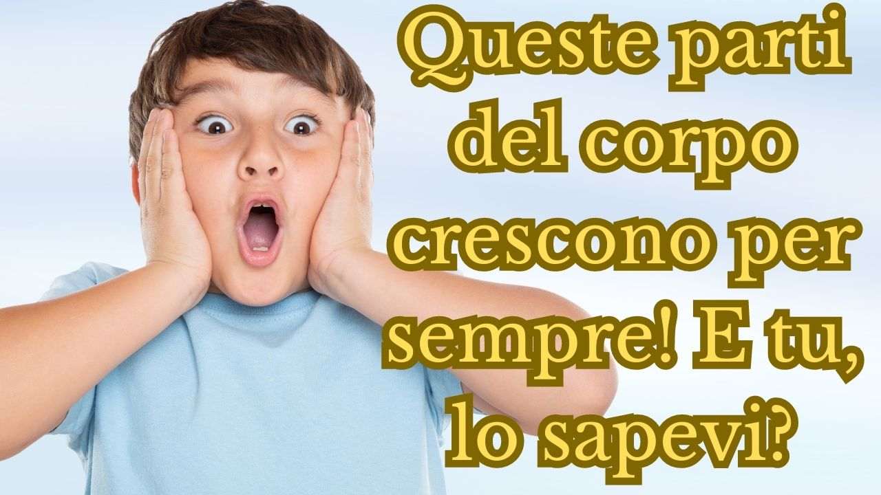 parti corpo crescono