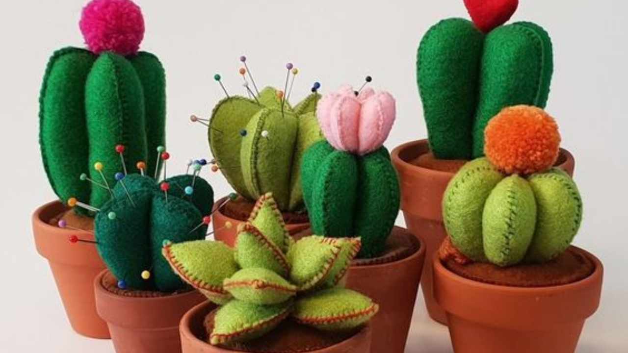 Alcune idee carine per creare cactus e piante finte con materiali di riciclo