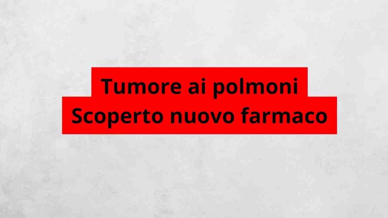 Nuovo farmaco