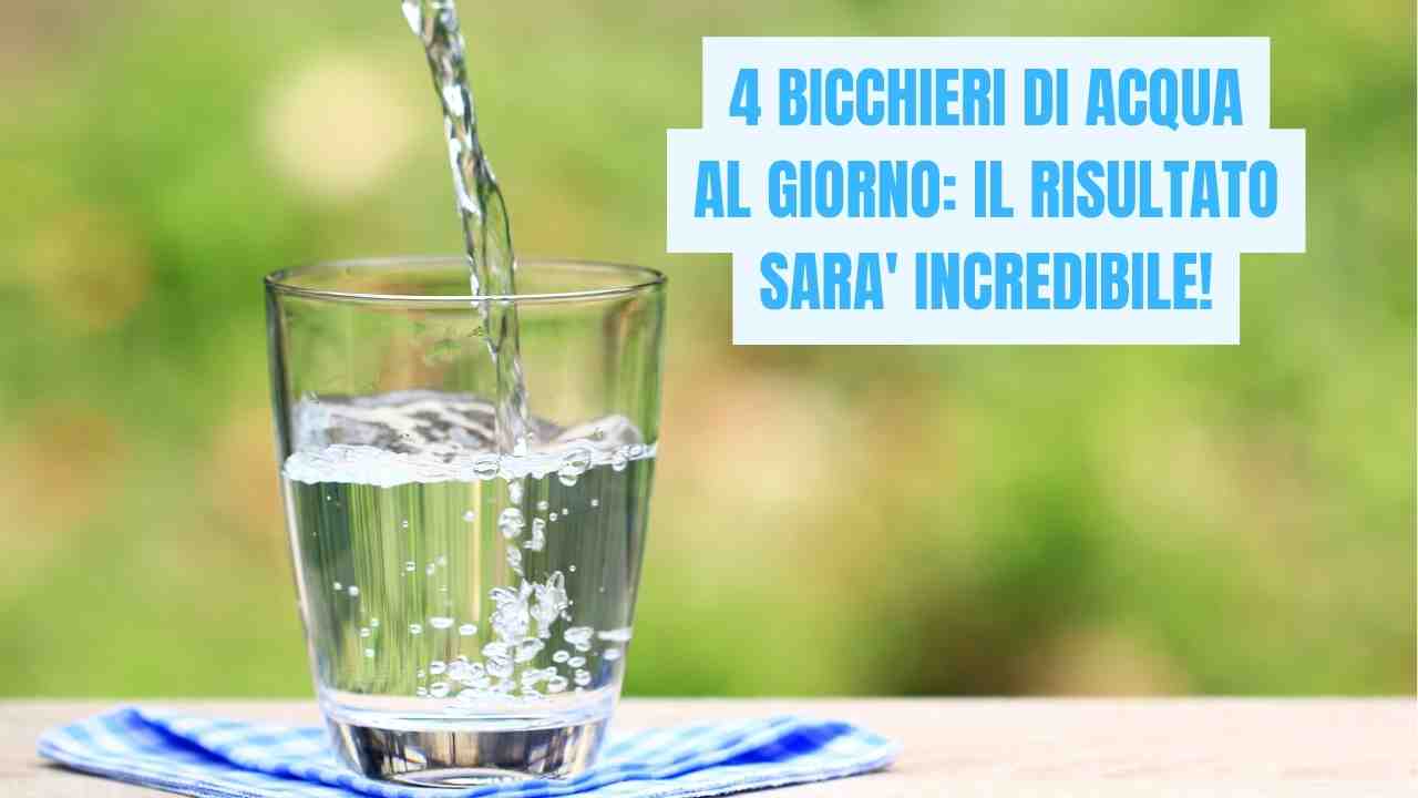 Bicchiere acqua