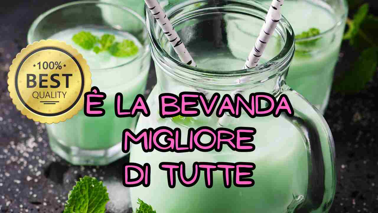 Latte e menta fa bene alla salute con la ricetta fatta in casa