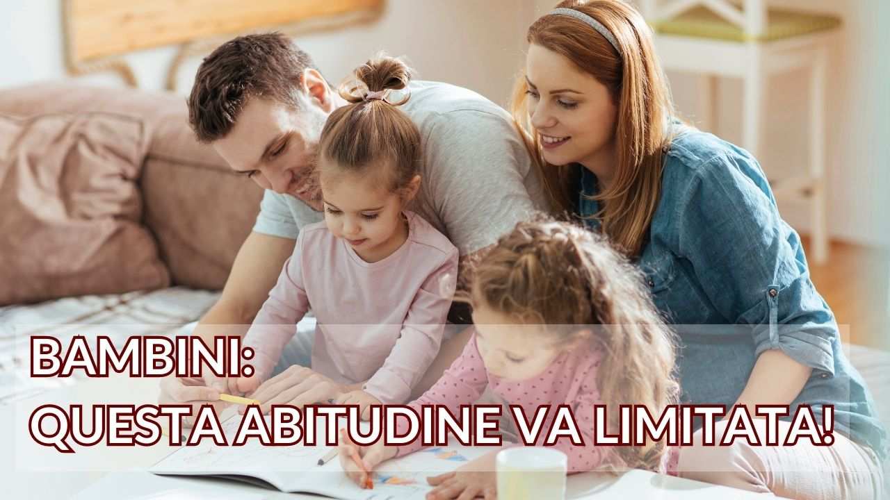 bambini cattiva abitudine