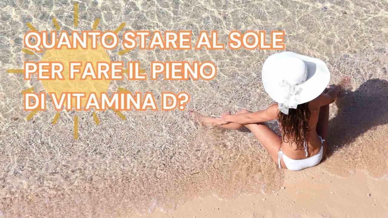 quanto sole vitamina d