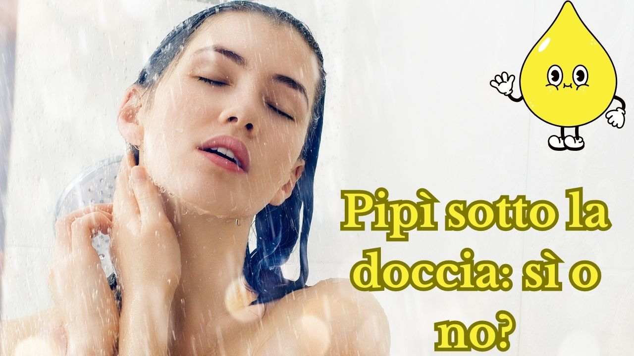 pipì sotto la doccia