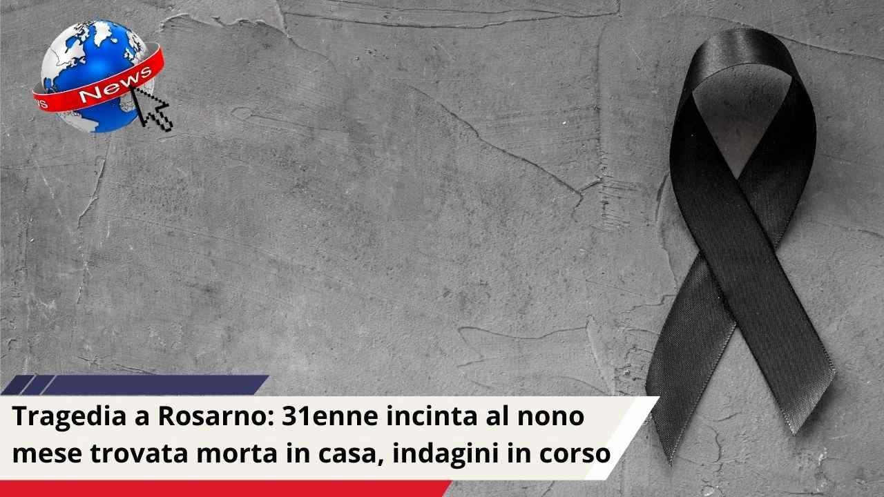 donna incinta morta in casa