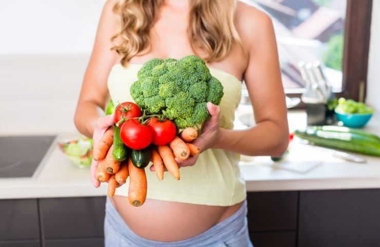 donna incinta broccoli