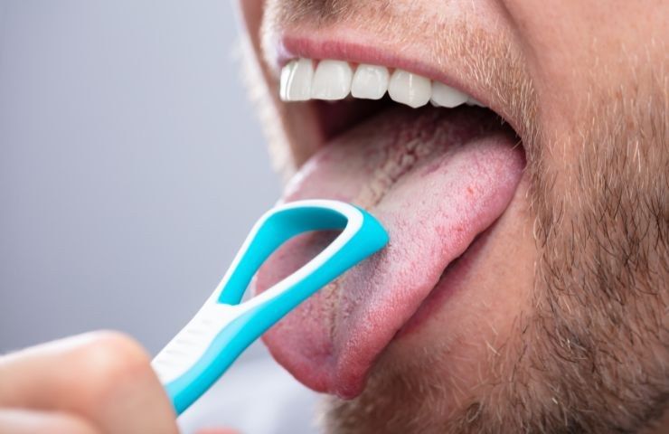 strumento per la pulizia della bocca