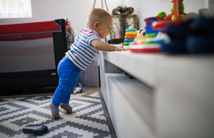 mettere in sicurezza casa per bambino